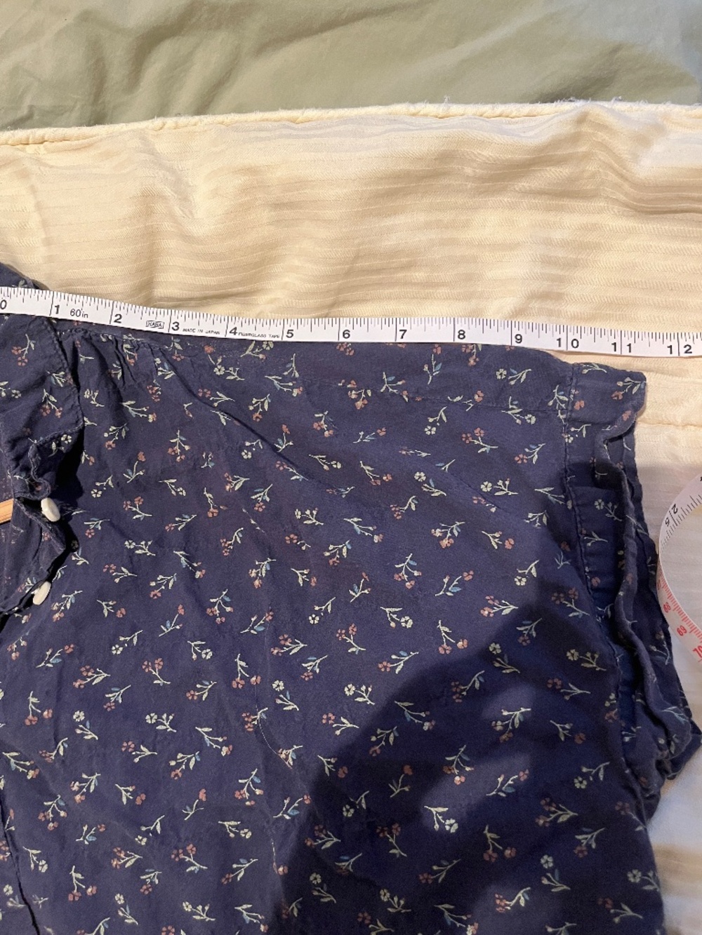 Madewell lightweight breathable floral 100% cotton boxy blouse - Picture 8 of 11